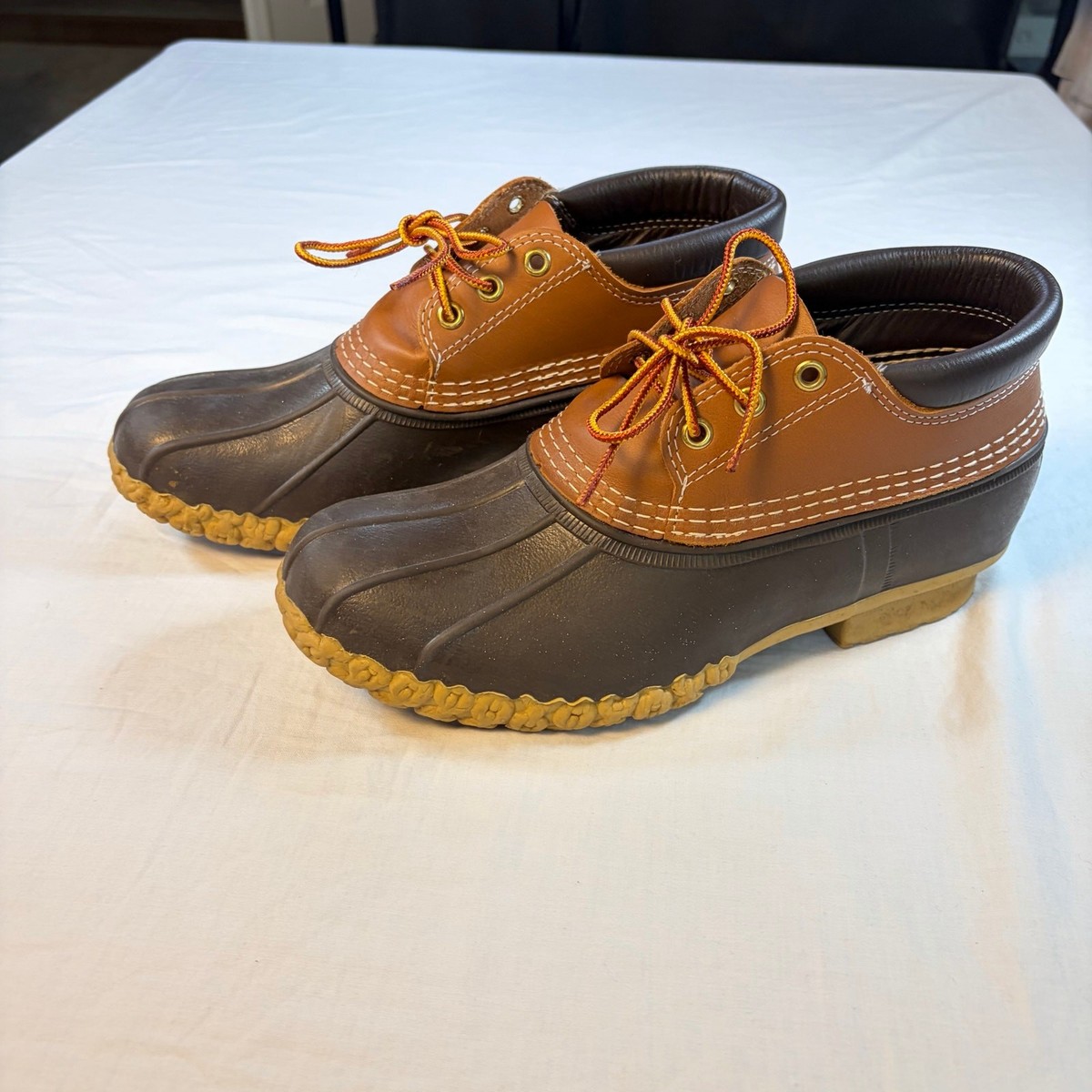 LL Bean Boots Gumshoes 3 Eyelet Men Size 8--Excellent Condition L.L.Bean Gumshoe SKU: 9825368 - YouTube main image 4