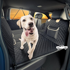 XL Truck Back Seat Extender for Dogs Hard Bottom Dog Car Seat Cover for Back Se