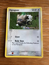 Pokémon Zigzagoon EX Emerald 74/106 Reverse Holo Stamped 2005 Yuka Morii LP Card on eBay
