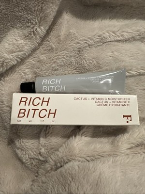 Freck Beauty Rich Bitch Moisturizer 1.7 oz NEW IN BOX! Cactus + Vit C