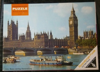 RAVENSBURGER World Wide Serie 500 Teile Puzzle LONDON (Big Ben)