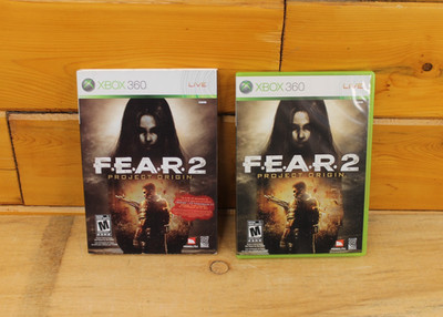 F.E.A.R. 2 Project Origin / Xbox 360 /CIB W Slip Cover / Tested Complete Copy