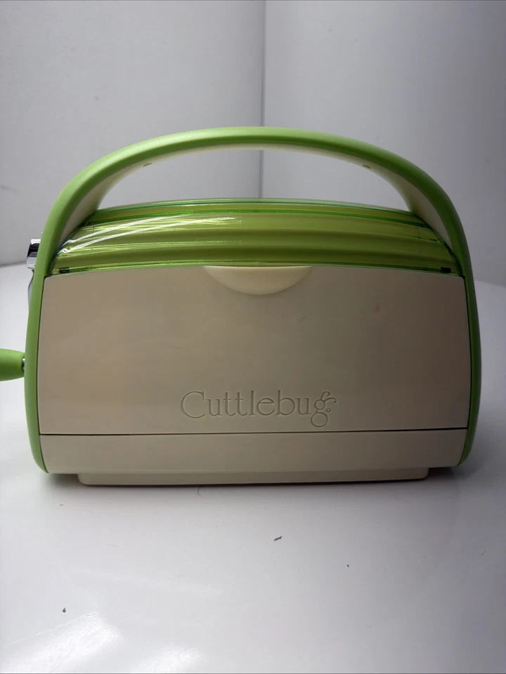 Máquina troqueladora Cricut Cuttlebug manivela artesanal verde - SIN PLACAS Foto 3 de 4