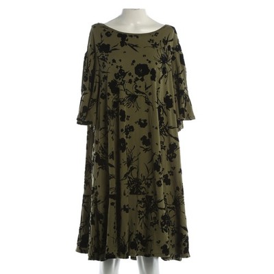 Dries van Noten Kleid M Grün Schwarz Sehr gut
