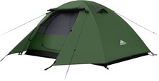 Forceatt Camping Tent 2/3/4 Person, 2 2 people-Dark green