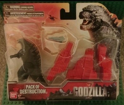 Godzilla 2014 Bandai Figur - Destruction Set 39511 (Neu und EOL)