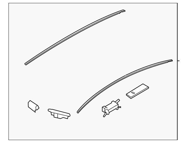 Moldura del techo para Hyundai Accent 2012-2017 (N/P 87231-1R000)