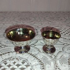 Kirche - Altar - Abendmahl - Geschirr - Gef&auml;&szlig;e - Gold/Silber - 2 tlg.