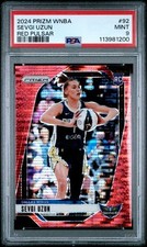 2024 PANINI PRIZM WNBA SEVGI UZUN #92 RED PULSAR PRIZM #/299 PSA 9