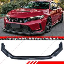For 23-26 Honda Civic Type-r Fl5 Oe Style Gloss Black Front Bumper Lip Splitter For 23-26 Honda Civic Type-r Fl5 Oe Style Gloss Black Front Bumper Lip Splitter