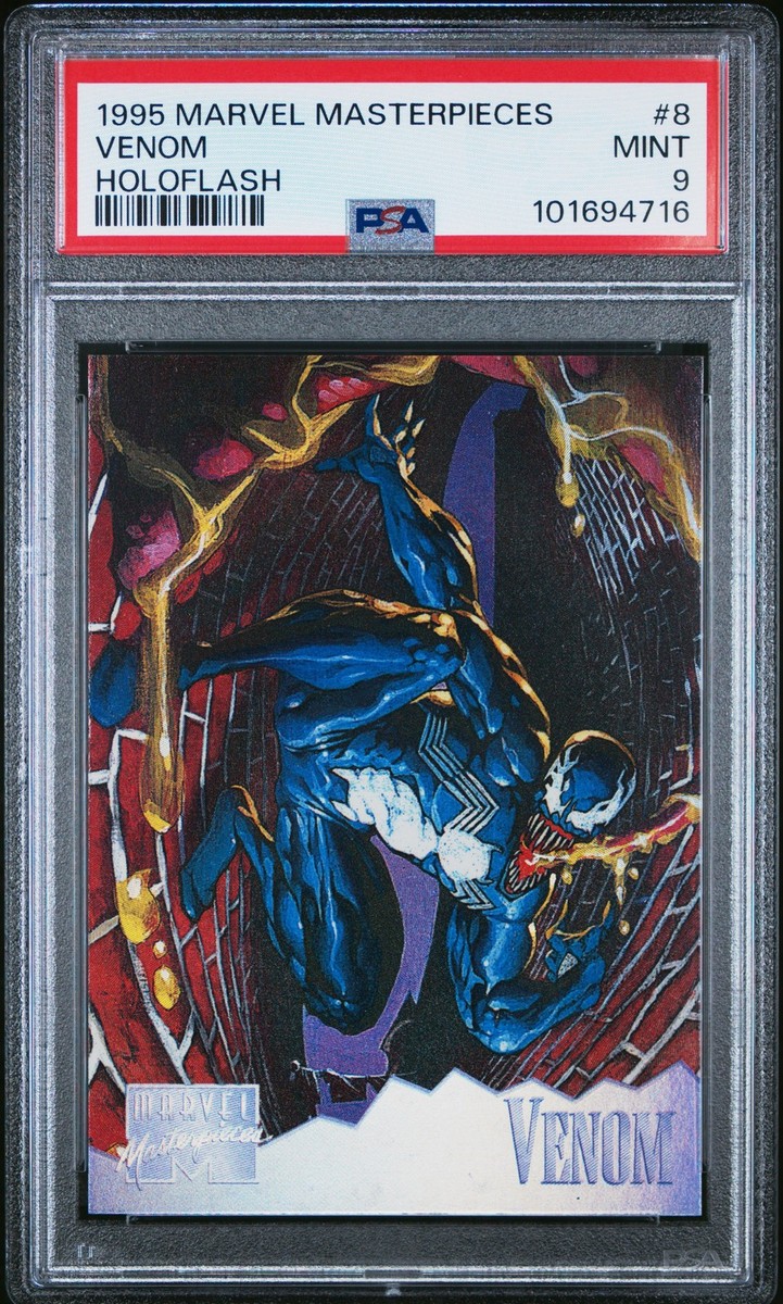 1995 MARVEL MASTERPIECES HOLOFLASH #8 VENOM PSA 9 | eBay