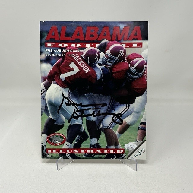Gene Stallings Autographed Signed 1996 Alabama Crimson Tide Football Program JSA COA 