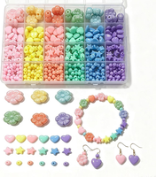 Acrylperlen 920 StüCk Acryl Bastelperlen Zum AuffäDeln,Bunte Stern Herz Blume Un