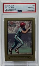 Mike Schmidt PSA 10 -2002 Fleer Fall Classic Portrait- Phillies, Jack, HOF