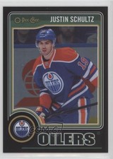 2014-15 O-Pee-Chee Black Rainbow 18/100 Justin Schultz #338 a3q