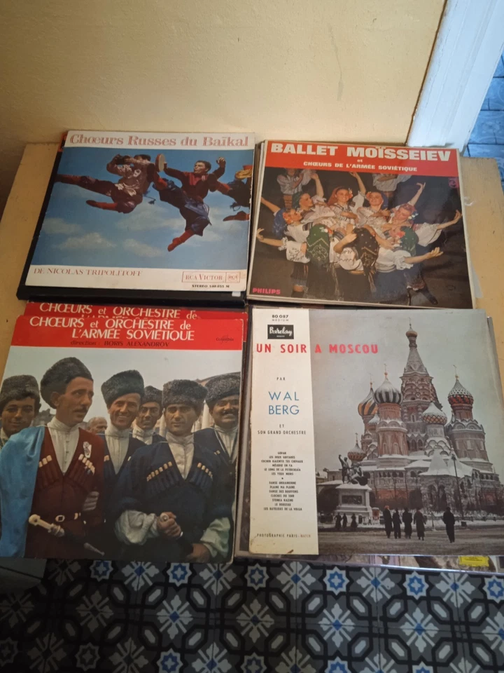 Lot De Vinyles Russe Urss Cccp Ancien Année 60/70/80 - Photo 4/4