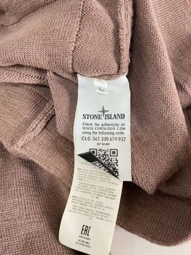 Felpa con cappuccio STONE ISLAND Stone Island Zip L Poliestere Rosa Solida