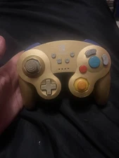 Nintendo Switch Wireless Controller Super Smash Bros Ultimate Gold (Untested)