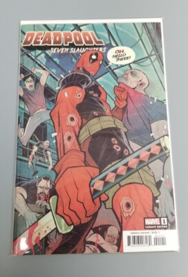 DEADPOOL SEVEN SLAUGHTERS # 1 TORQUE VARIANT VF/NM+ MARVEL COMICS ROB LIEFELD