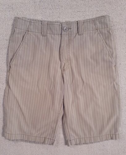 BKE Buckle Golf Shorts Mens 33 Grey Pin Striped Stretch - Photo 1/7