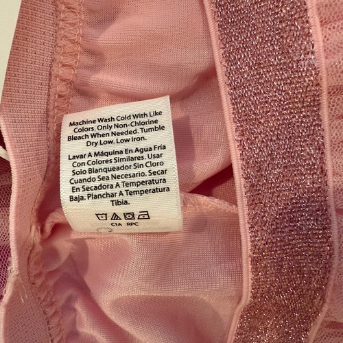 Way To Celebrate Mesh Skirt Pink Red Tiered Holiday Valentine Girls XXL 18 NEW - Picture 8 of 8