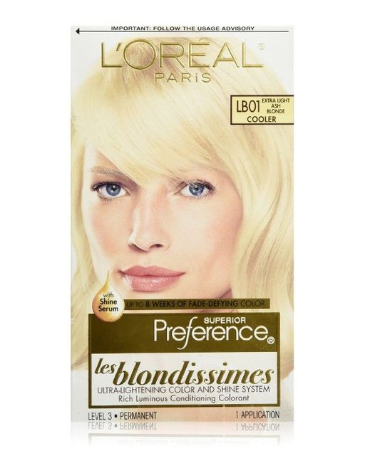 2 L Oreal Preference Lb03 Ultra Light Beige Blonde Hair Color Les