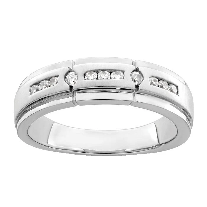 Anillos Blanco Diamante para hombres