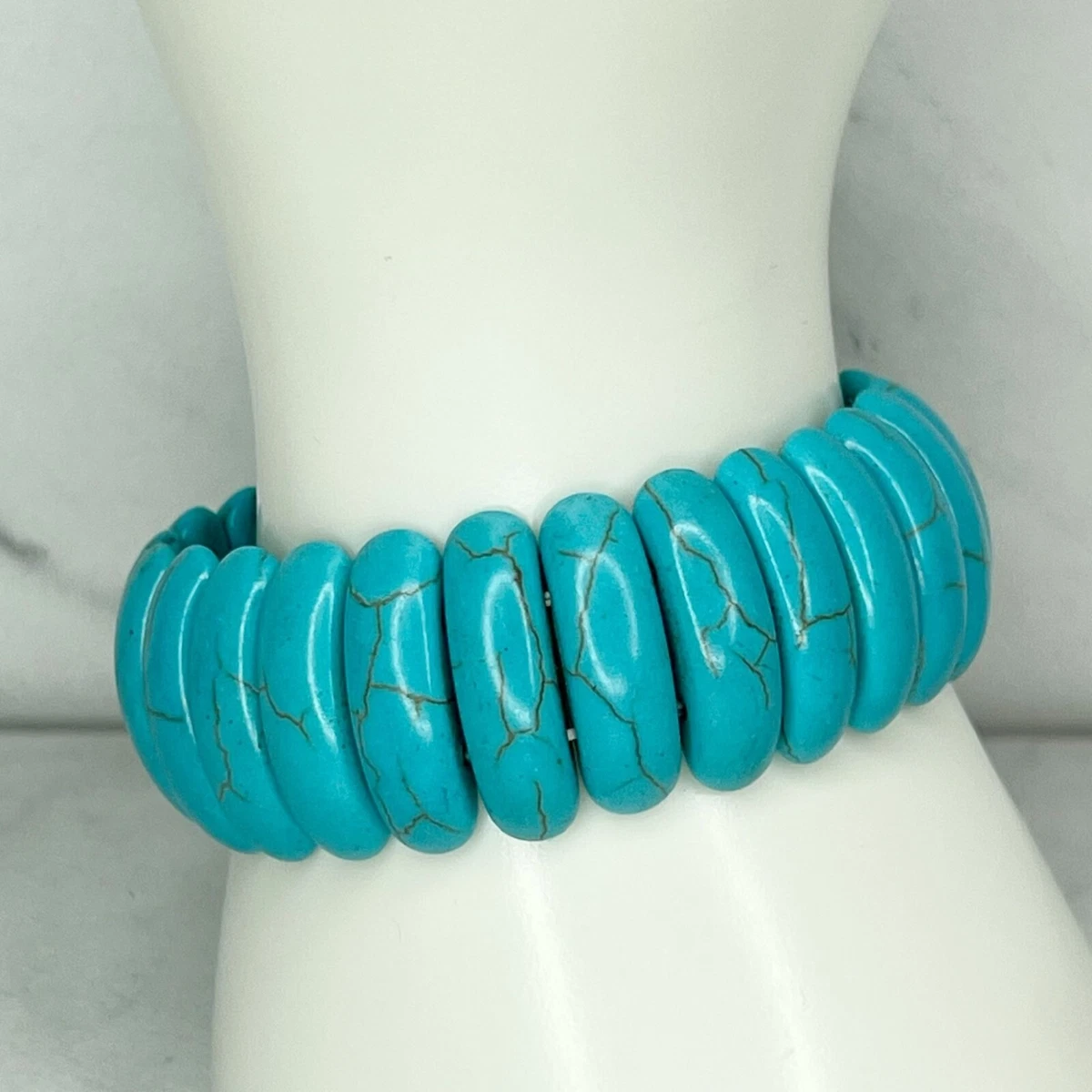 Turquoise stretch best sale bracelet