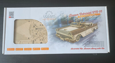 UGears Dream Cabriolet - Wooden Mechanical Model - 735 Pieces