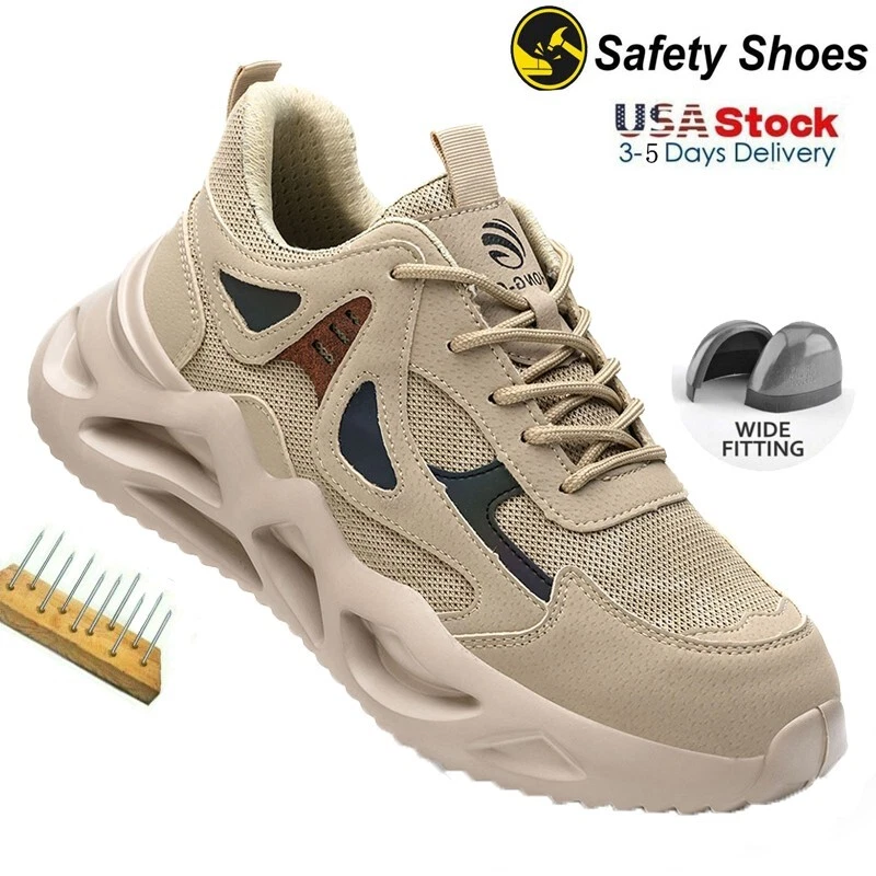 Mens Work Boots Steel Toe Safety Shoes Indestructible Sneakers Lightweight Shoes
Opens in a new wind