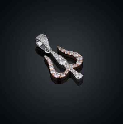 Two Tone Trishul Pendent from (WYW) Way You Want Jewelry