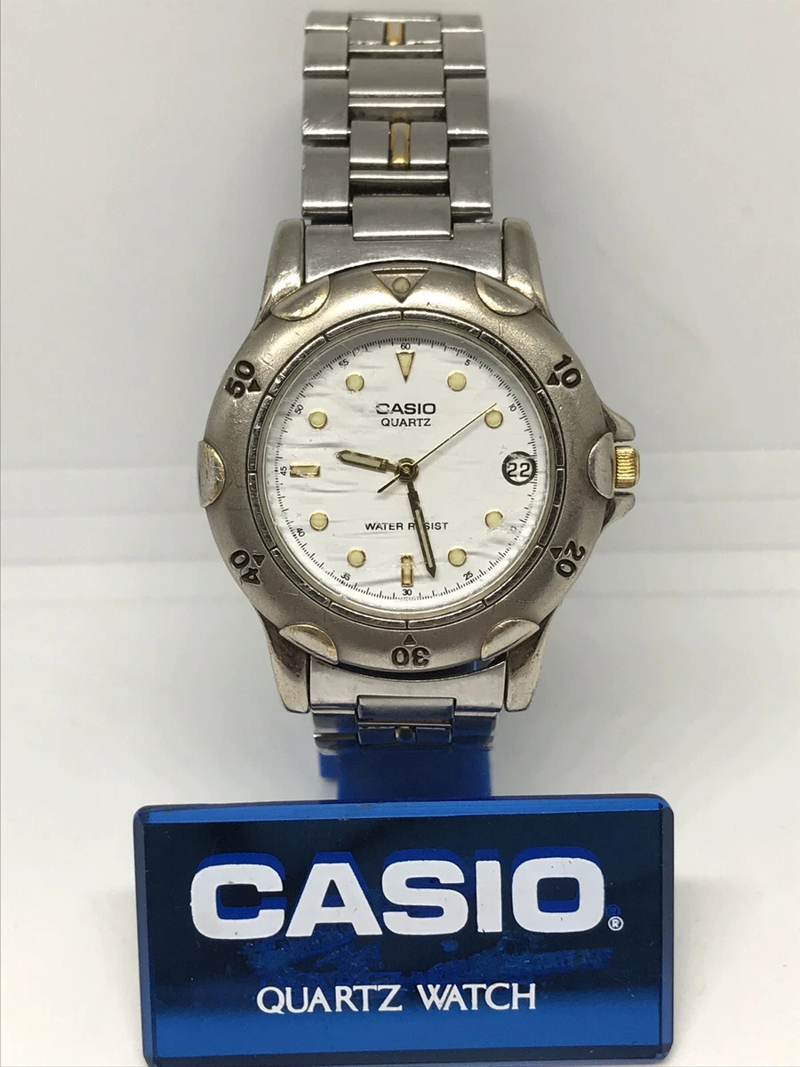 Casio dive style stainless steel men's watch sale