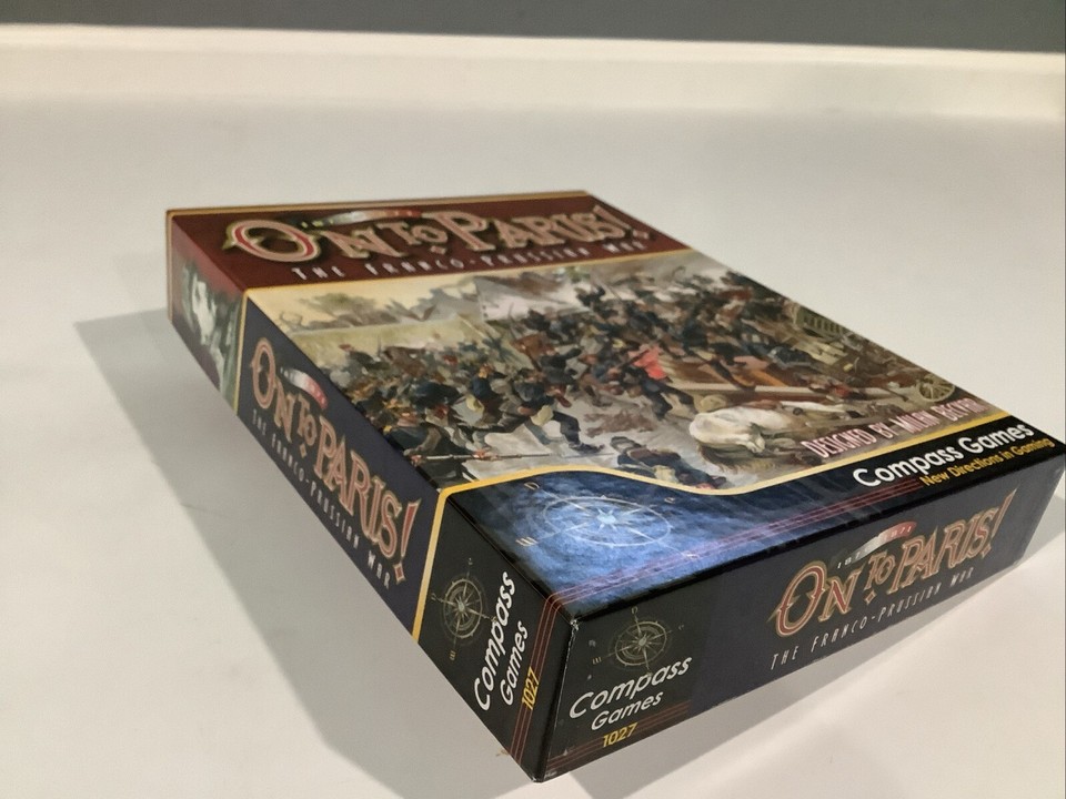 Compass Wargame On to Paris! The FrancoPrussian War Unpunched eBay