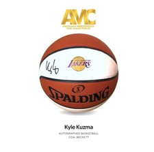 KYLE KUZMA hand signed basketball with letter of authenticity 