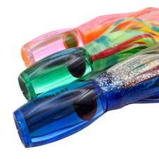Fatboy Lures 6" Viper with Custom Single Hook Rig Skirted Trolling Lure