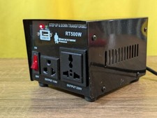 Rockstone RT500W 500 Watt Heavy Duty Step Up/Down Transformer - Turns ON - DM17