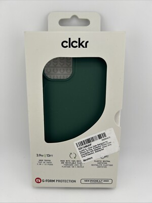 Clckr iPhone Hülle Grün Rückseite iPhone 15 Plus