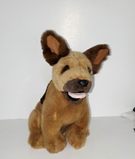 A KellyToy German Shepard Dog Plush Stuffed Animal Puppy Realistic