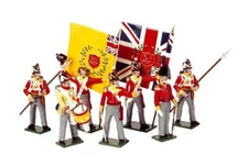 COJF-3263A - British Infantry of the Line with Colours Waterloo (Set 706)