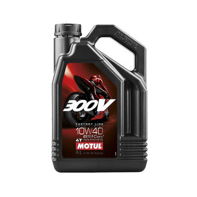 Motul 300V FL ROAD RACING 10W40 100% synthetic 4Stroke 4L Engine Motor Oil 1x4L