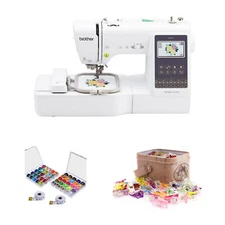 Brother SE700 Elite Sewing and Embroidery Machine with Sewing Bundle