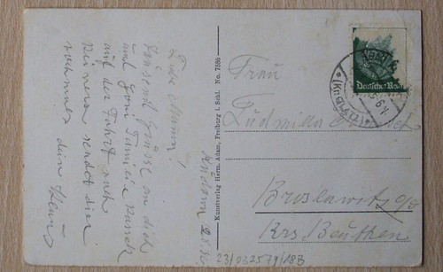 Kudowa Schlesien 1936 Herzheilbad Glatz - Kudowa-Zdrój Kłodzki Polska - Bild 2 von 2
