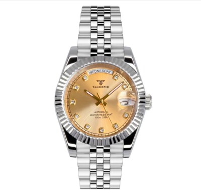 New Gold Diamond 20ATM Sapphire NH36A DD Series Men Mechanical Watches