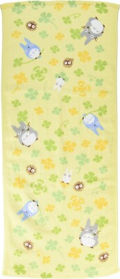 My Neighbor Totoro Face Towel Clover & Totoro 34×80cm Studio Ghibli New Japan