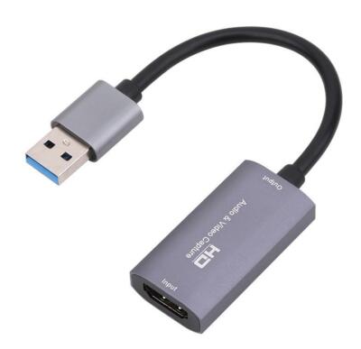 4K HD to USB 3.0 Audio Video Capture Card 60FPS Capture Adapter for Streaming