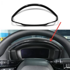Carbon fiber ABS Dashboard decor frame Trim For Honda Civic 2022 2023