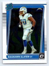 2021 Donruss Football Optic Rated Rookie No.263 Rashawn Slater LA Chargers 