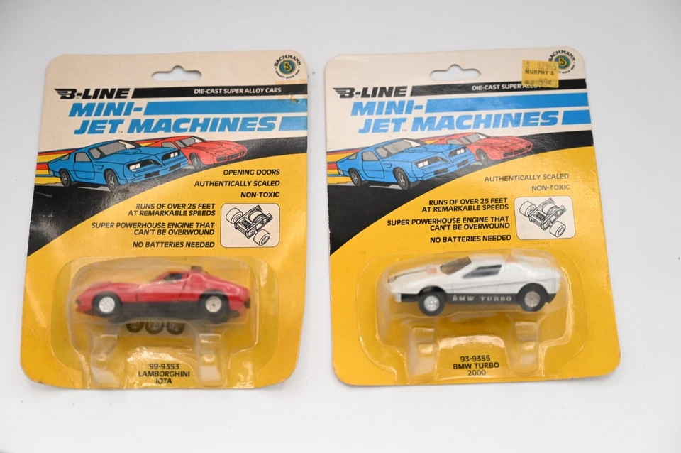 Lote De Colección De (8) Mini Máquinas Jet Bachmann B-Line Nuevos Paquetes Sellados Foto 3 de 4