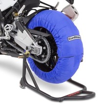 ConStands - Motorrad Reifenwärmer für Yamaha MT-10, MT-09 Räder Set Blau 60-80°C