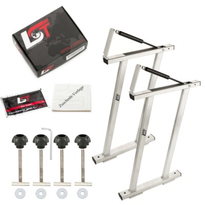 2x Schienen Multiflexboard Konsolen Mit Scharnier Set Für MERCEDES